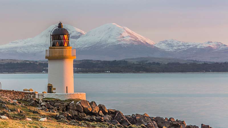 Loch Indaal Lighthouse at Sunrise