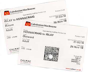 Calmac Ferry tickets Islay