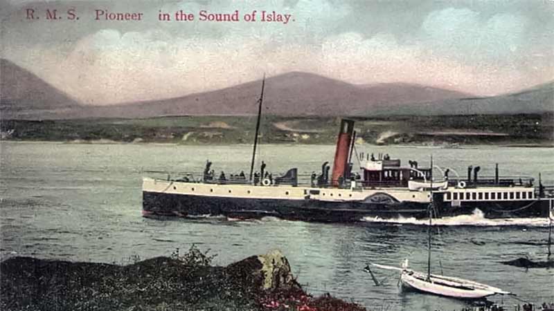 RMS Pioneer in the Sound of Islay