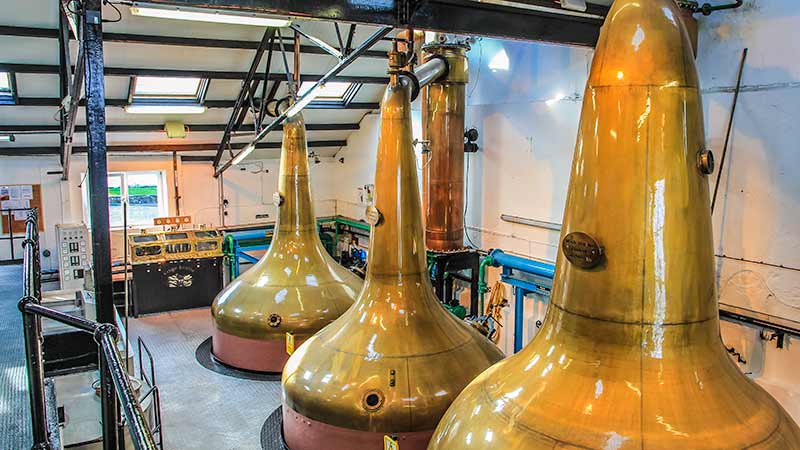 Stillroom Bowmore distillery